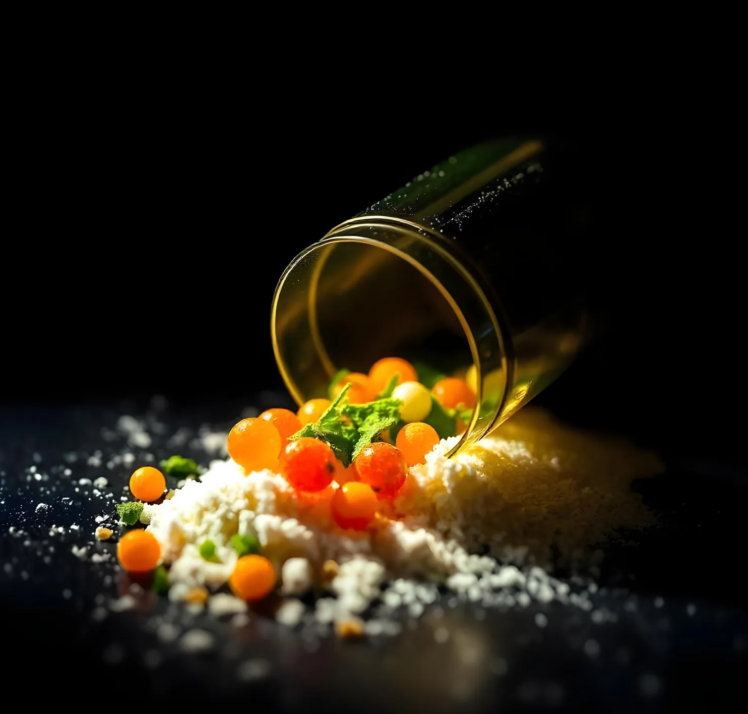 Eine Kapsel in der
ganz viele natürliche Mikronähstoffe enthalten sind